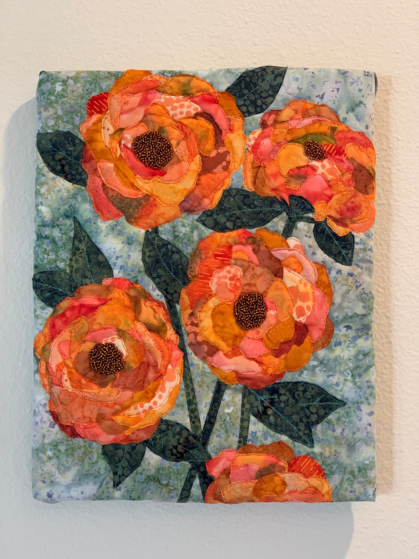 Layers of Orange wallhanging