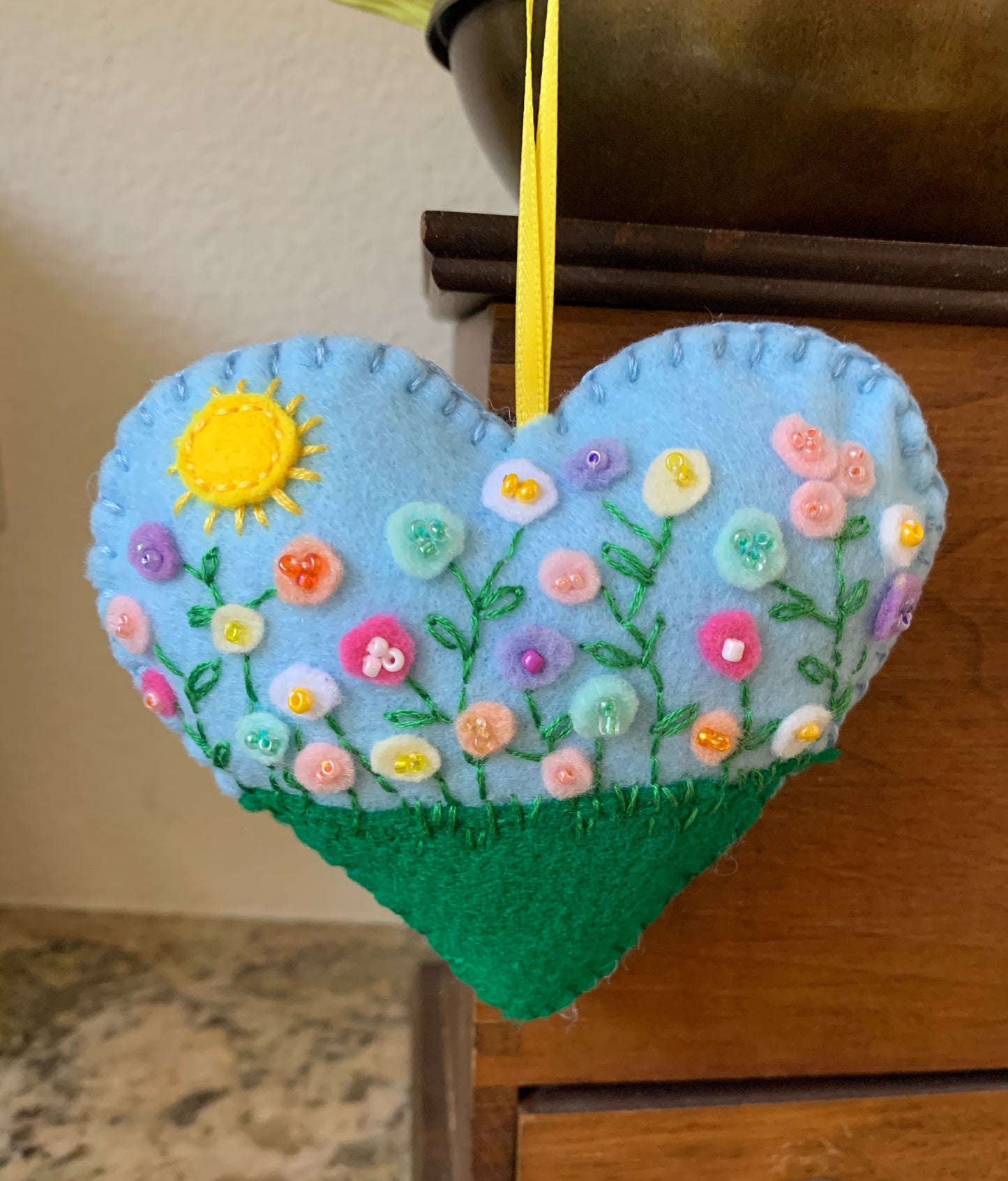 Wool Felt Hearts