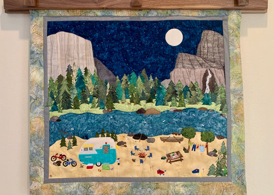 Camping at Yosemite Wallhanging