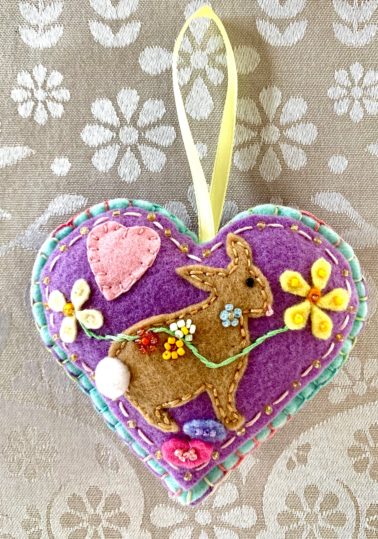 Wool Felt Hearts