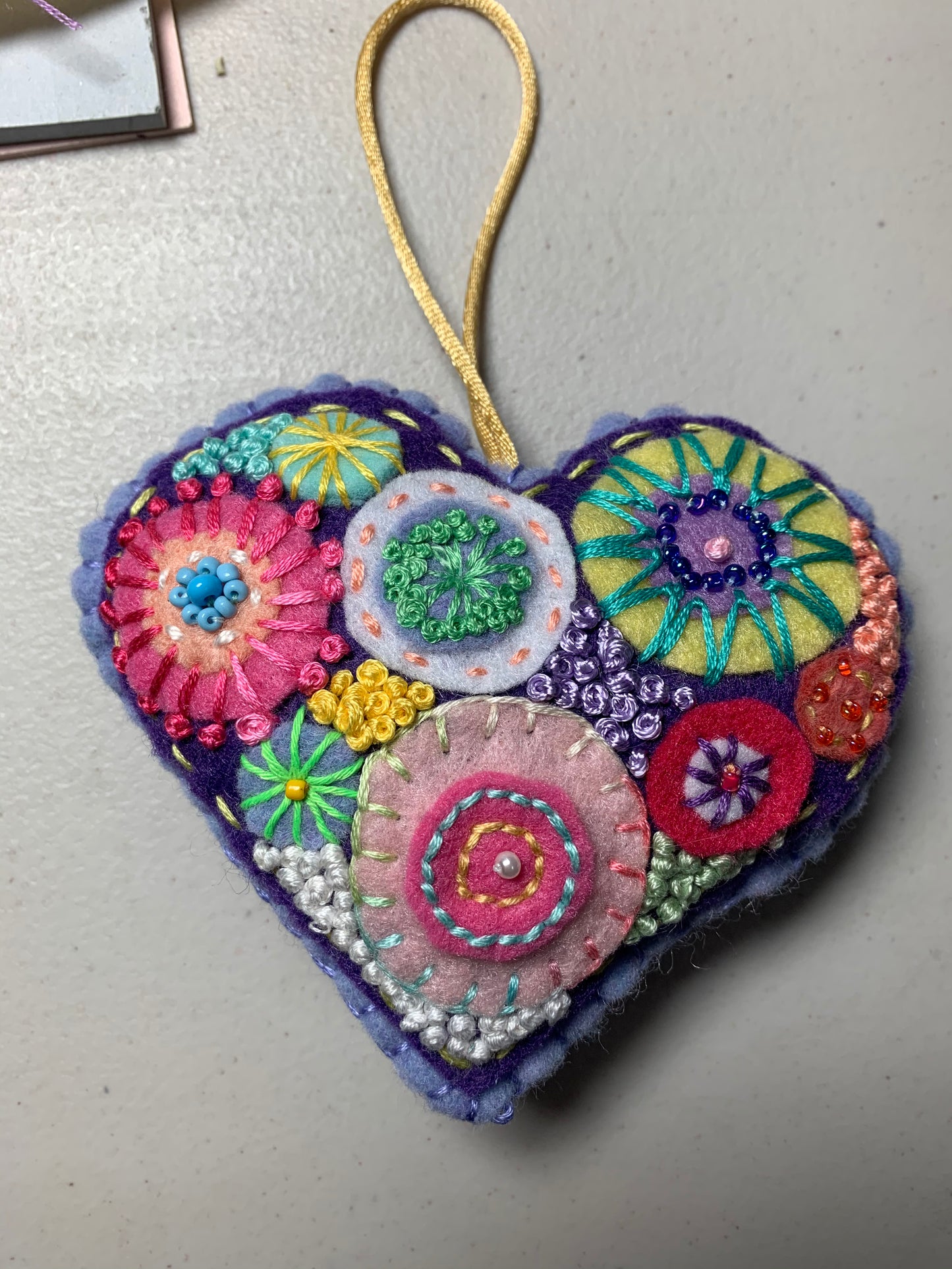 Wool Felt Hearts